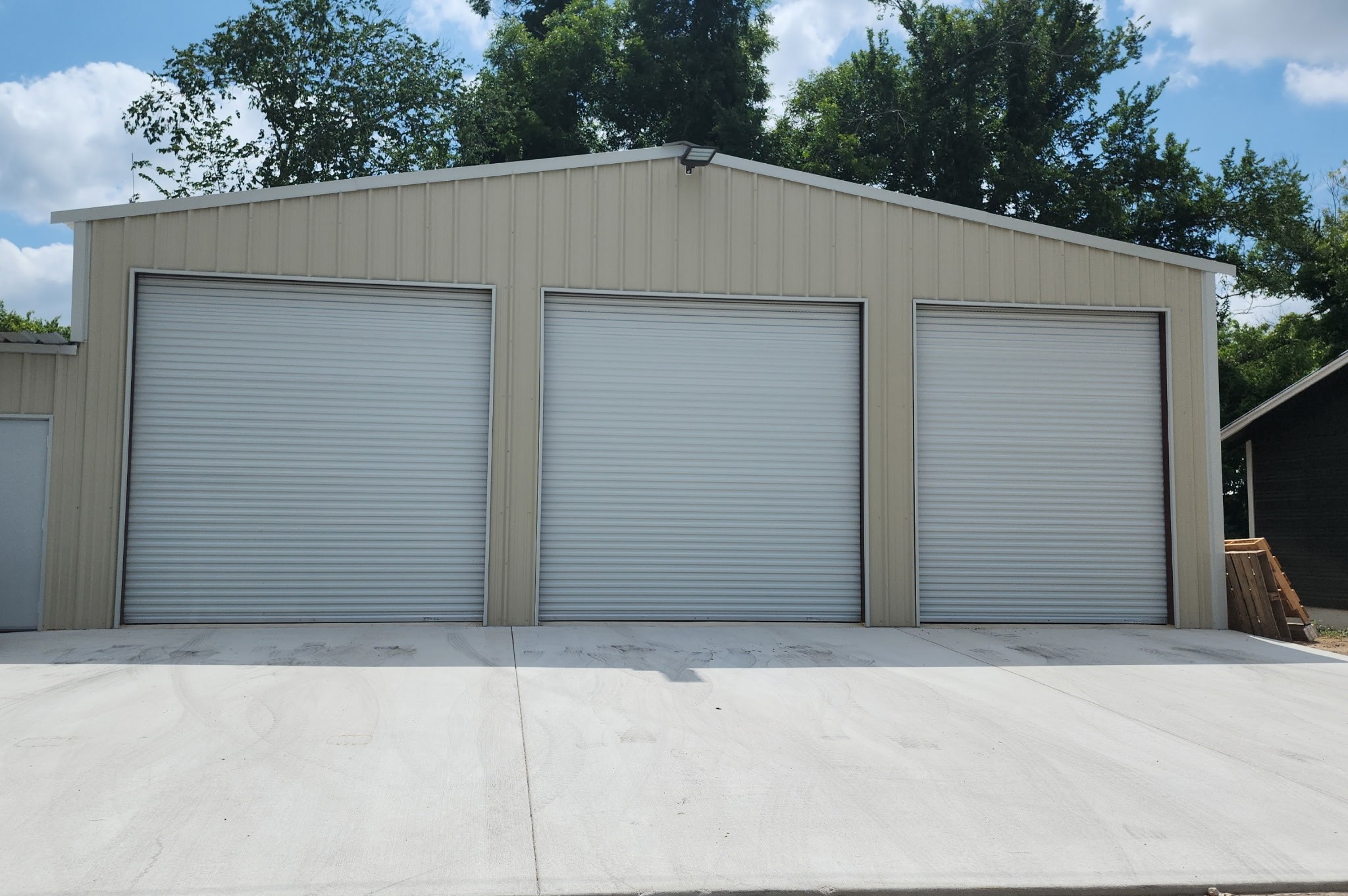 Three-Bay Garage Construction